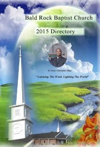 Bald Rock Baptist Church Directory 2015