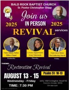 Bald Rock Baptist Revival 2025