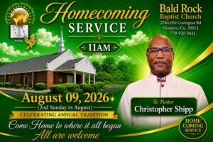 Homecoming Service
